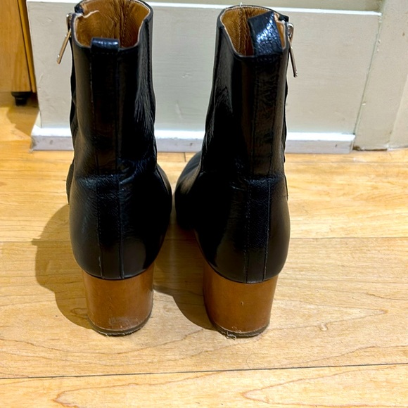 Isabel Marant Etoile Black Leather Booties Size 35 - Picture 2 of 6
